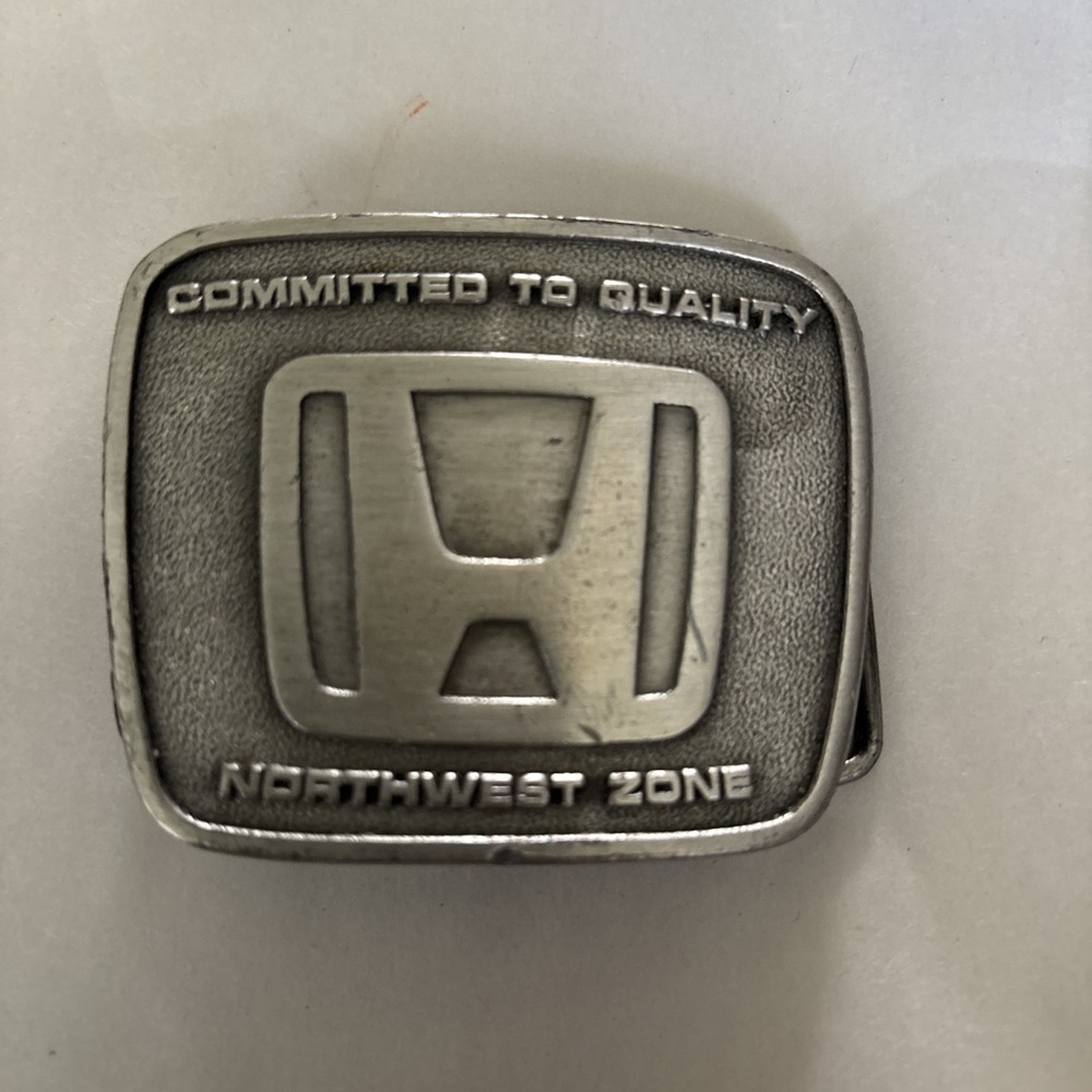 Honda Northwest Zone Company Vintage 80's Belt Buckle Limited Edition 64 Of 250